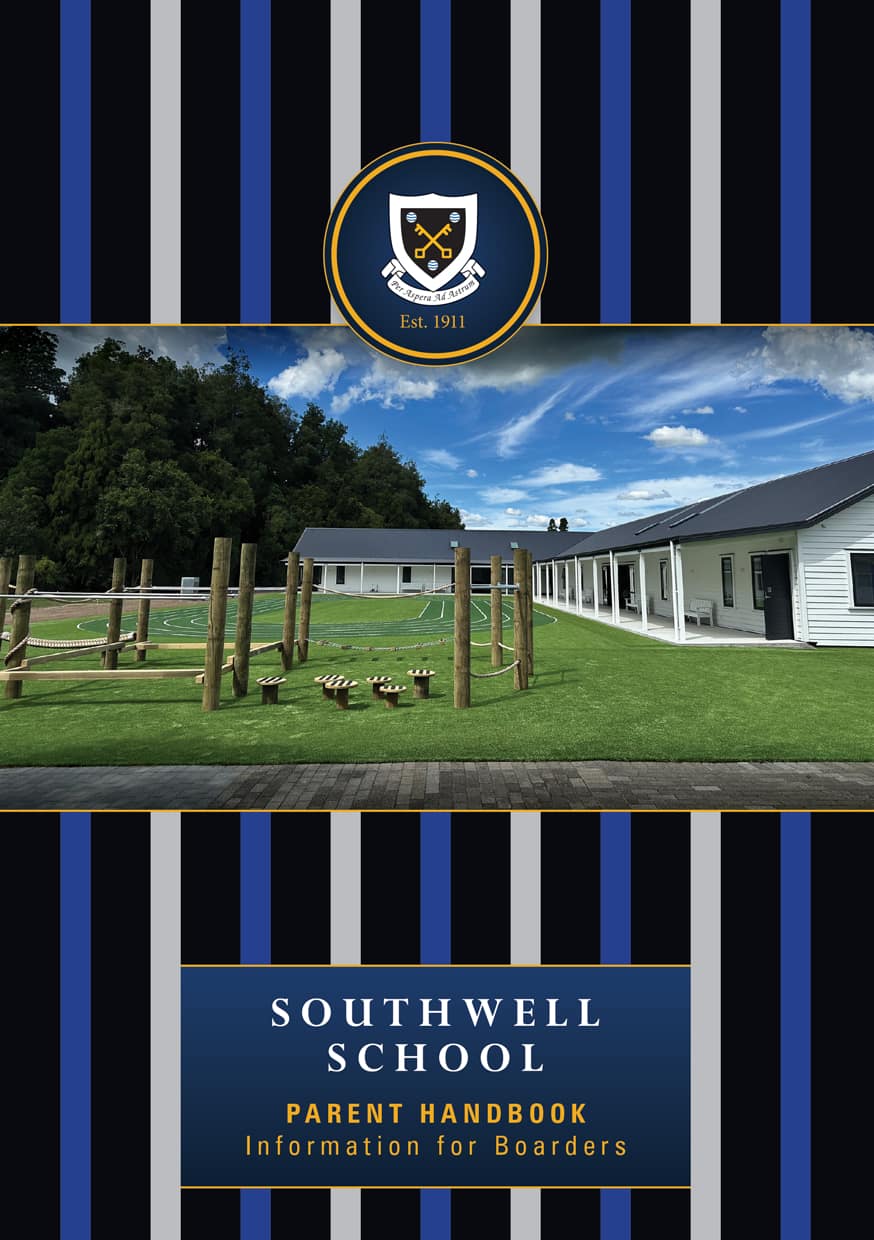 Southwell School Boarders Handbook cover