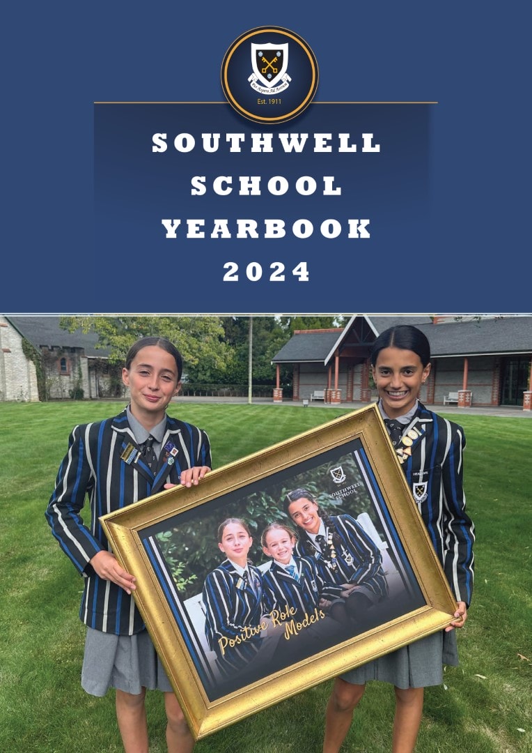 Southwell School Yearbook 2024 Cover