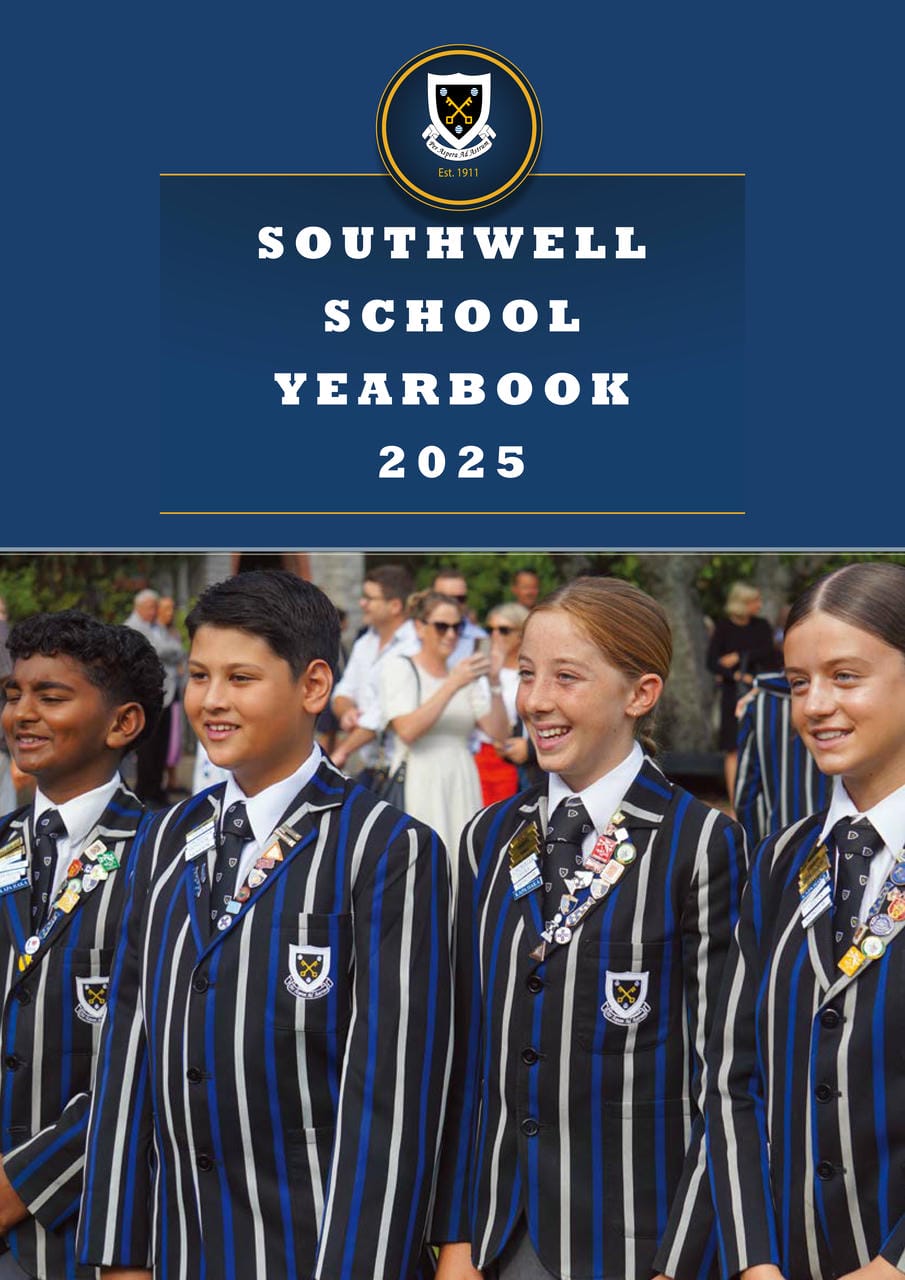 Southwell School Yearbook 2025 Cover